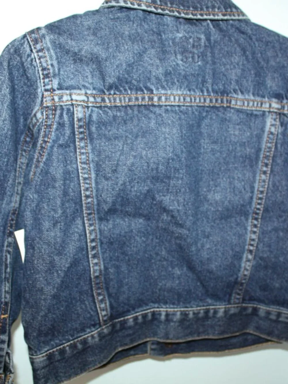 NWT GAP ICON DENIM Size 3 3T Blue Biker Trucker Western Jeans Jacket Unisex